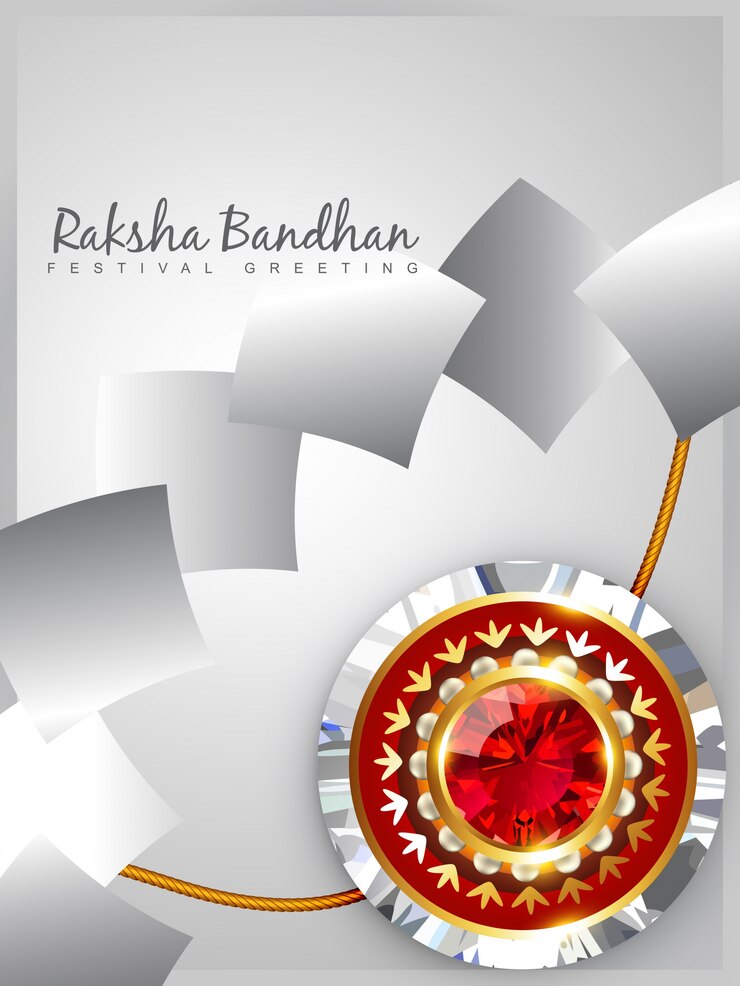 मुफ़्त वेक्टर grey design for raksha bandhan