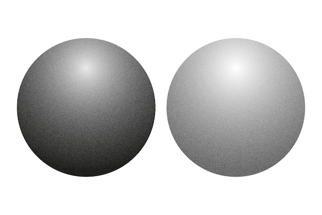 Grey grainy texture circles