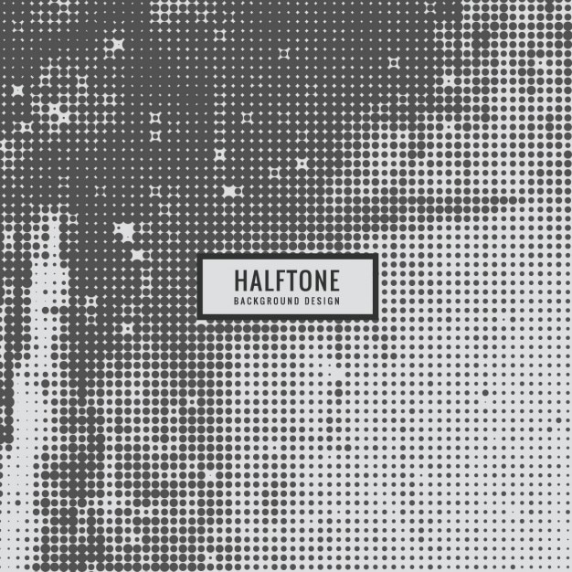 Free vector grey halftone background