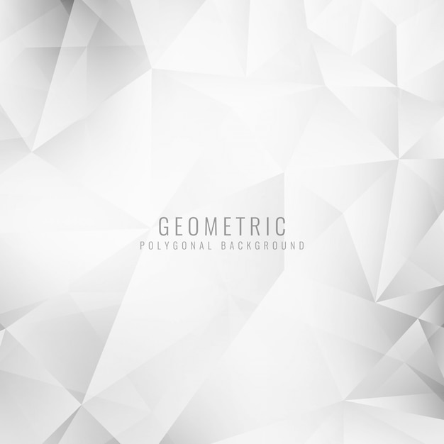 Grey polygonal geometric background