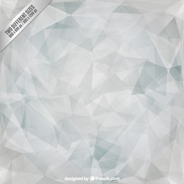 Grey polygonal triangles background