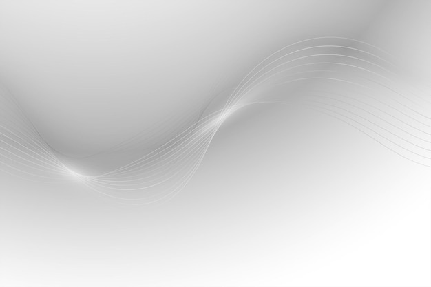 Free vector grey smooth lines shiny background