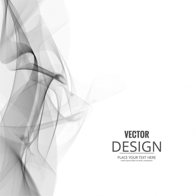 Free vector grey wave modern background