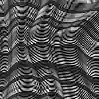 Free vector grey wavy lines background