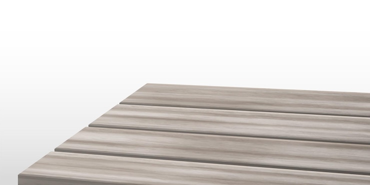 Free Vector grey wood table top surface with corner angle view