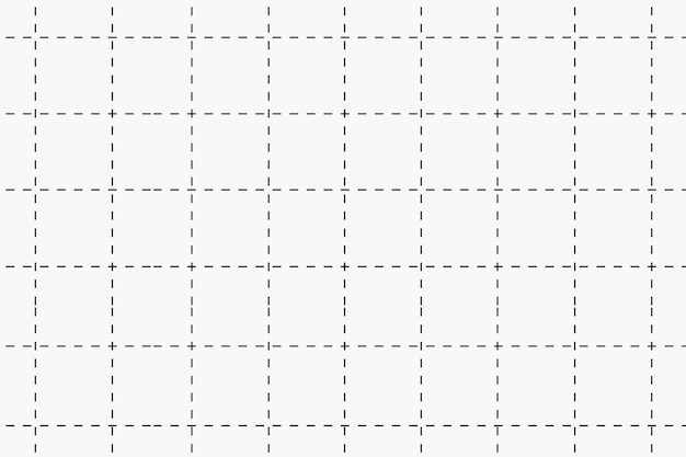 無料ベクター グリッドパターンの背景、最小限の黒と白のシンプルなデザインベクトル