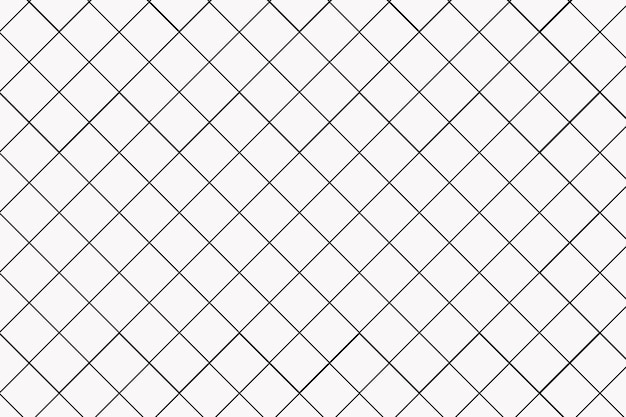 Grid pattern background, minimal black and white simple design vector