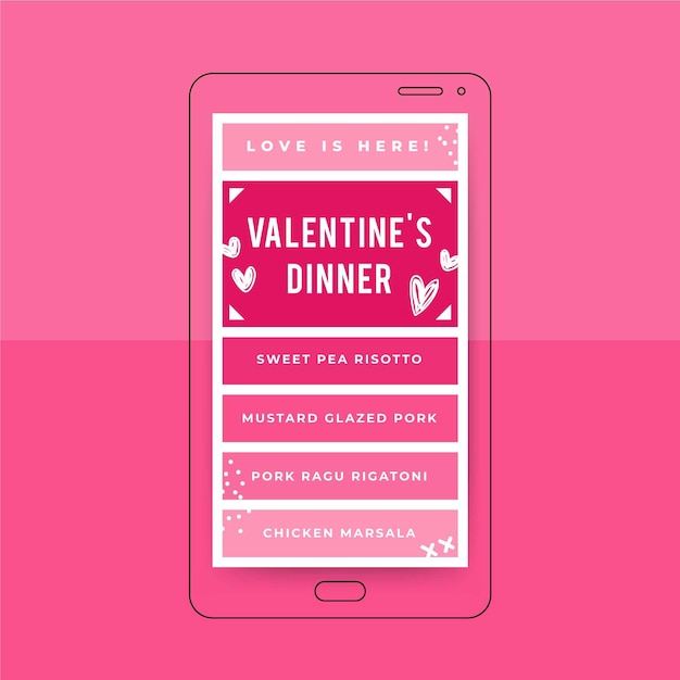 Grid valentines day instagram story template