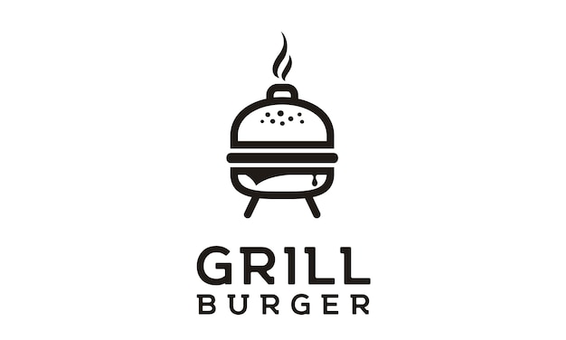 Download Free Grilled Burger Logo Design Premium Vector Use our free logo maker to create a logo and build your brand. Put your logo on business cards, promotional products, or your website for brand visibility.