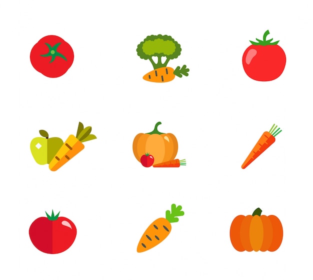 Grocery icon set