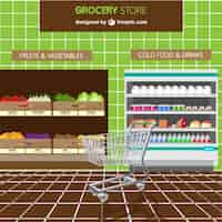 Free vector grocery store vector