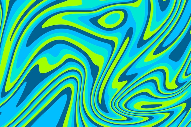 Groovy psychedelic curvy style background