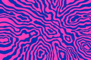 Free vector groovy psychedelic hand drawn background