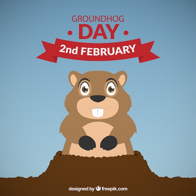 Groundhog day background
