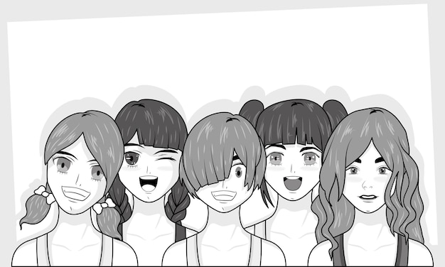 Group manga women