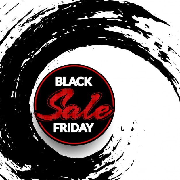 Free vector grunge background, black friday