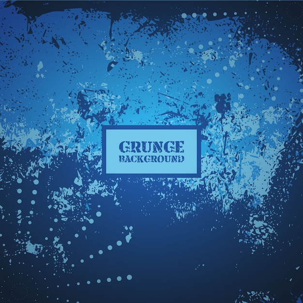 Grunge background, dark blue