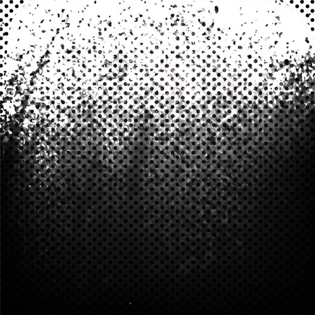 Free vector grunge background with dots