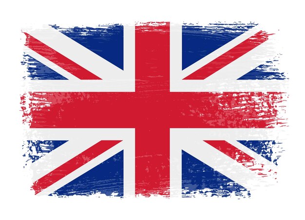 イギリスの国旗フレーム プレミアムベクター