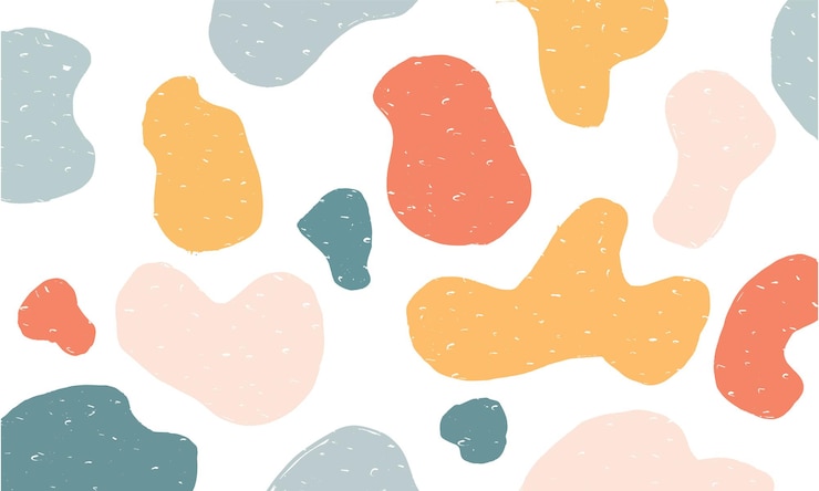 Free Vector grunge brush shape pattern background