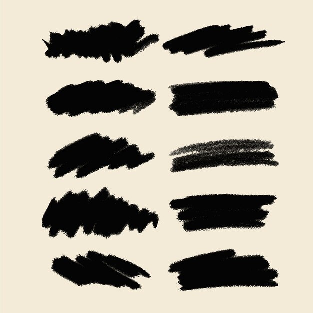 Grunge Brush Strokes Collection