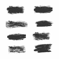 Free vector grunge brushes collection