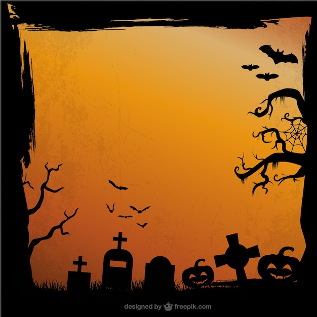 Grunge halloween background