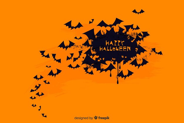 Grunge halloween background