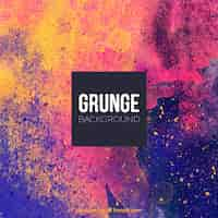 Free vector grunge paint background