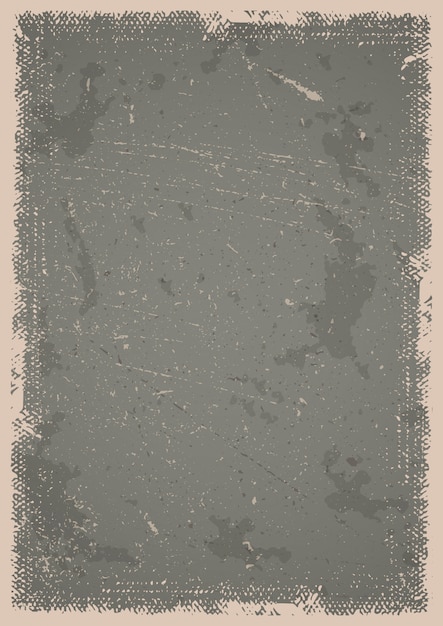 Grunge Poster Background with Scratches, Spots, and Textured Frame – Free Vector Download