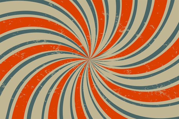 Free vector grunge retro spiral background