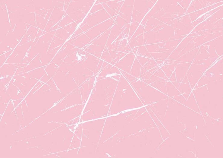 Free Vector grunge scratched background in pastel pink and white