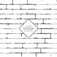 Free vector grunge style brick wall texture