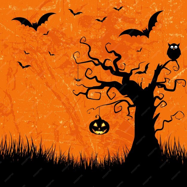 ハロウィン背景 画像 無料のベクター ストックフォト Psd