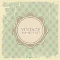 Free vector grunge vintage frame