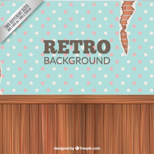 Free Vector grunge wall background in retro style