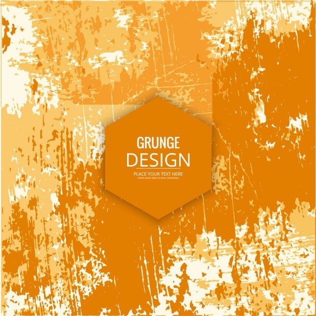 Grunge Yellow Background – Free Download Vector Template