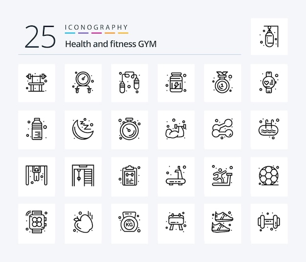 Exercise In Gym Icons Set. Cartoon Illustration Of 9 Exercise In Gym Vector  Icons For Web Royalty Free SVG, Cliparts, Vectors, and Stock Illustration.  Image 65430782.