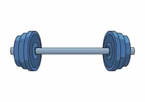 Free vector gym dumbbell sport icon isolated