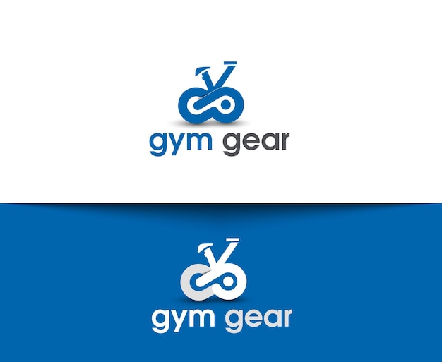 Gym Fitness Health Center Logo Template Design