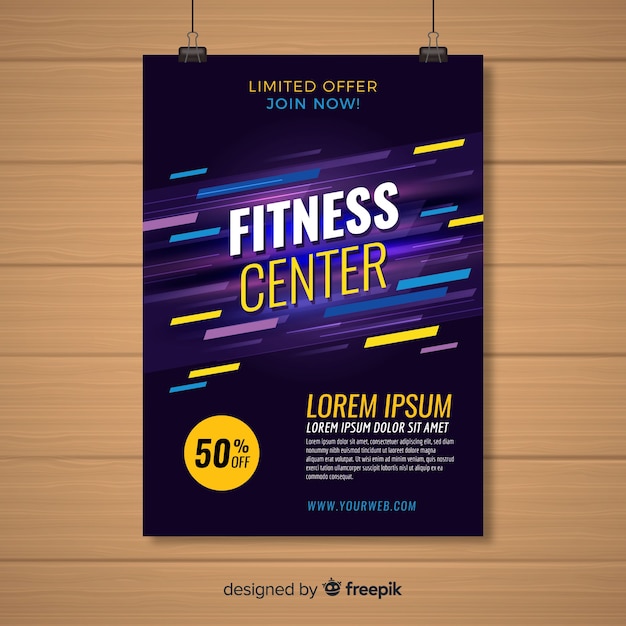 gym flyer template