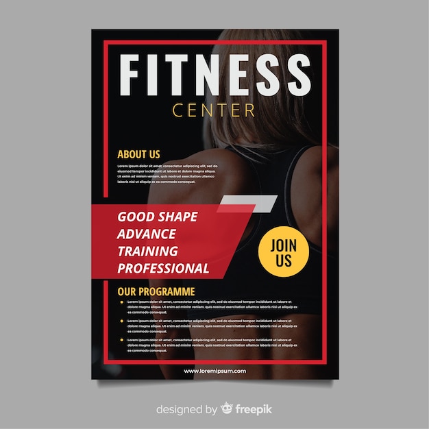 Gym flyer template