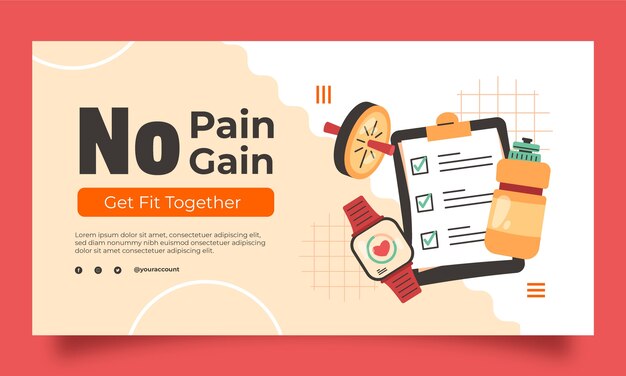 Gym template design