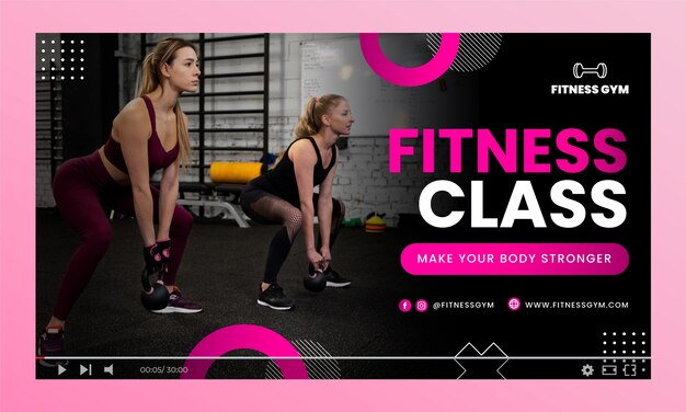 Gym template design