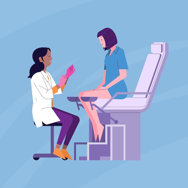Gynecology consultation concept