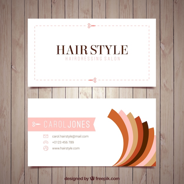 Hairdresser Business Card Free Vectors Stock Photos Psd