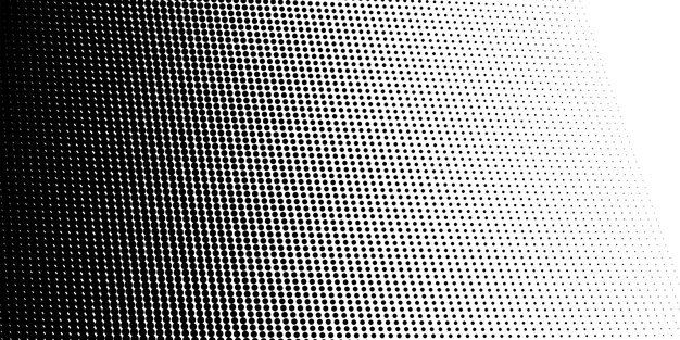 Halftone background abstract black and white dots shape