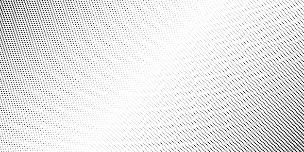 Free vector halftone background abstract black and white dots shape