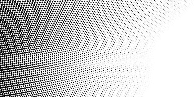 Halftone background abstract black and white dots shape