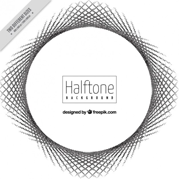 Free Vector halftone background of lines